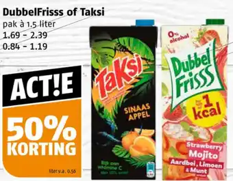 Poiesz DubbelFrisss of Taksi aanbieding