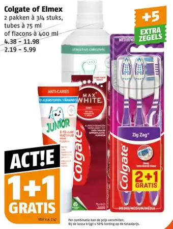 Poiesz Colgate of Elmex aanbieding