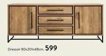 Profijt Meubel Dressoir 80x201x48cm aanbieding