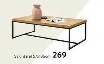 Profijt Meubel Salontafel 67x135cm aanbieding