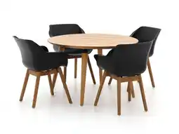 Kees Smit Hartman sophie studio ø120cm dining tuinset 5-delig aanbieding