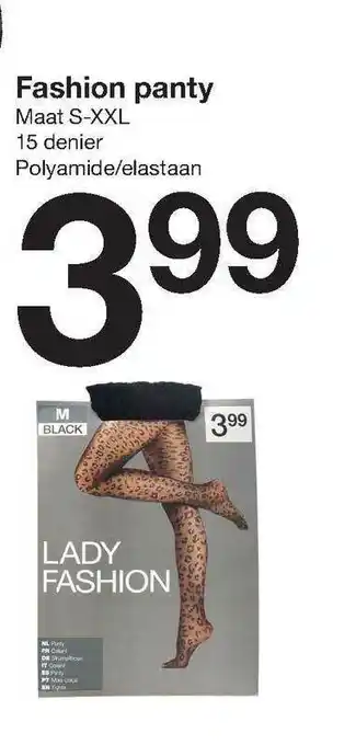 Zeeman Fashion panty aanbieding