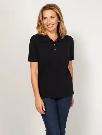 Klingel Poloshirt van piquémateriaal paola zwart aanbieding