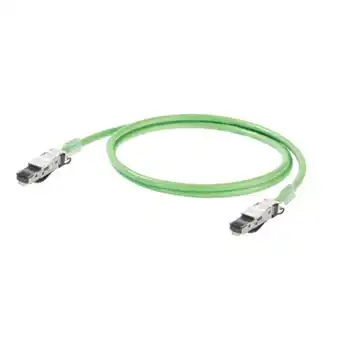 Conrad Weidmüller 1173030200 rj45 netwerkkabel, patchkabel cat 5, cat 5e sf/utp 20.00 m groen vlambestendig, snagless 1 stuk(s) aanbieding