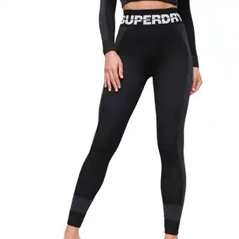 Plutosport Superdry seamless baselayer thermo legging dames aanbieding