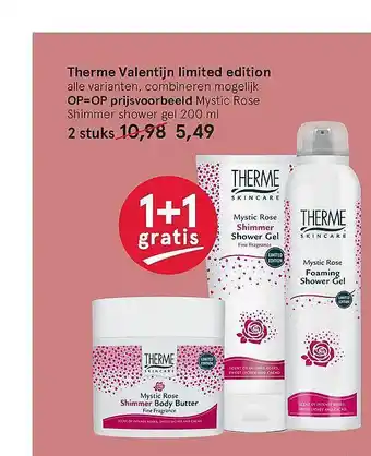 Etos Therme Valentijn limited edition aanbieding