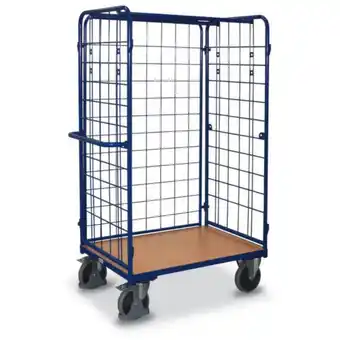 Conrad Variofit sw-800.306 etagewagen staal laadvermogen (max.): 500 kg gentiaan-blauw (ral 5010) aanbieding