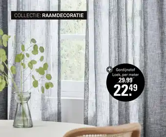 Karwei Gordijnstof loek aanbieding