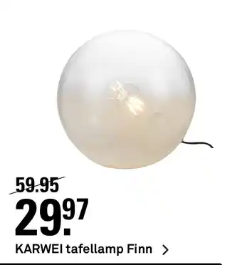 Karwei Karwei tafellamp finn aanbieding