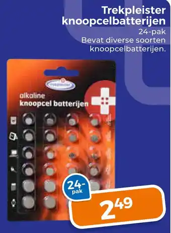 Trekpleister Trekpleister knoopcelbatterijen aanbieding