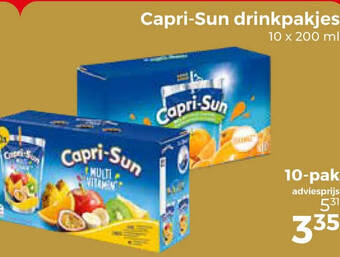 Trekpleister Capri-sun drinkpakjes aanbieding