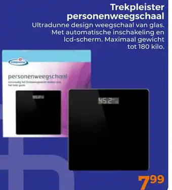 Trekpleister Trekpleister personenweegschaal aanbieding