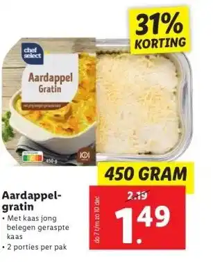 Lidl Aardappelgratin aanbieding