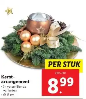 Lidl Kerstarrangement aanbieding