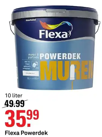 Karwei Flexa powerdek 10 liter aanbieding