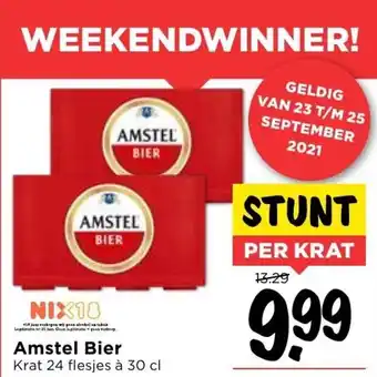 Vomar Voordeelmarkt Amstel bier 24 flesjes a 30 cl aanbieding