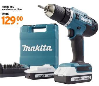 GAMMA Makita 18V accuboormachine aanbieding