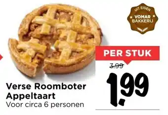 Vomar Voordeelmarkt Verse roomboter appeltaart aanbieding