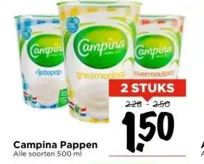 Vomar Voordeelmarkt Campina pappen aanbieding