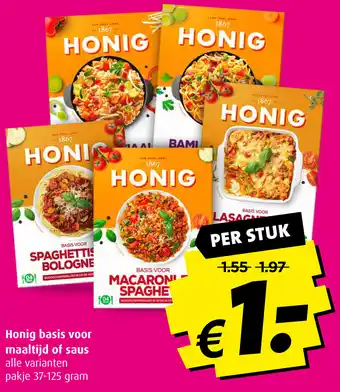 Boni Honig basis voor maaltijd of saus aanbieding