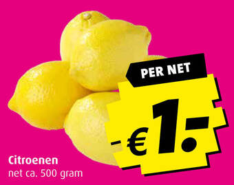 Boni Citroenen net ca. 500 gram aanbieding