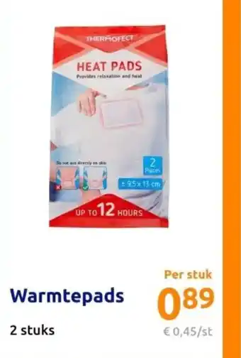 Action Warmtepads aanbieding