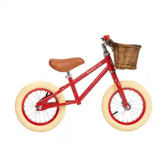 Babypark Banwood first go loopfiets red aanbieding