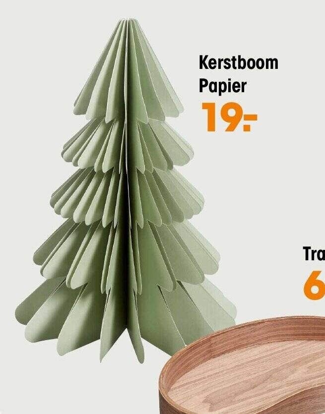 Kerstboom Papier aanbieding bij Kwantum