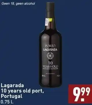 ALDI Lagarada 10 years old port, portugal aanbieding