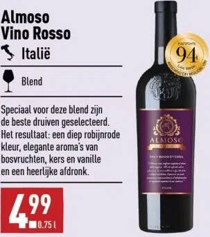 ALDI Almoso vino rosso aanbieding