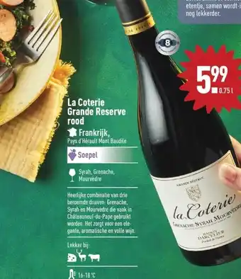 ALDI La coterie grande reserve rood aanbieding