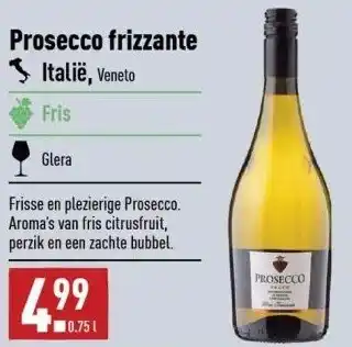 ALDI Prosecco frizzante italië, veneto aanbieding