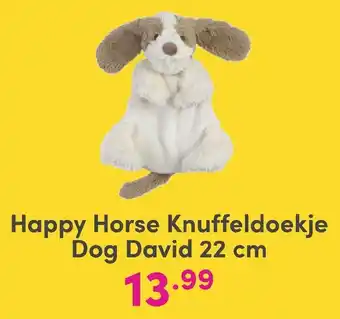 Baby & Tiener Happy horse knuffeldoekje dog david aanbieding