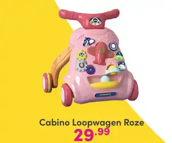 Baby & Tiener Cabino loopwagen roze aanbieding