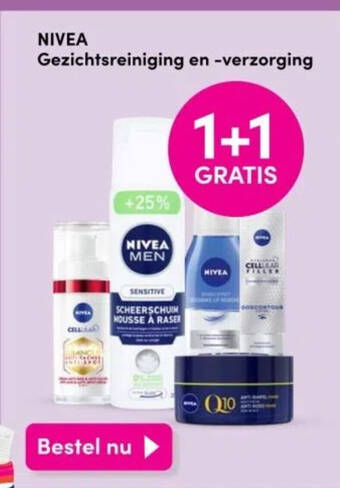 DA Nivea gezichtsreiniging en -verzorging aanbieding