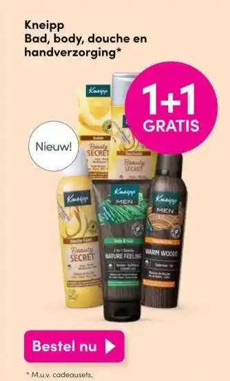 DA Kneipp bad, body, douche en handverzorging* aanbieding