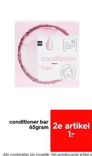 HEMA Conditioner bar 65gram aanbieding