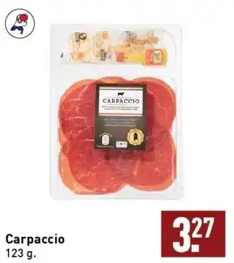 ALDI Carpaccio 123 g. aanbieding