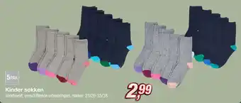 Kik Kinder sokken aanbieding