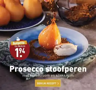 ALDI Prosecco stoofperen aanbieding