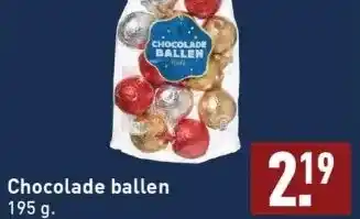 ALDI Chocolade ballen 195 g. aanbieding