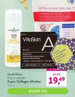 Holland & Barrett Super collagen masker aanbieding