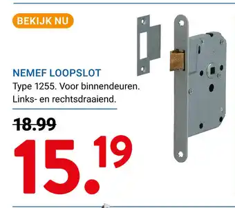 Kluswijs NEMEF LOOPSLOT aanbieding