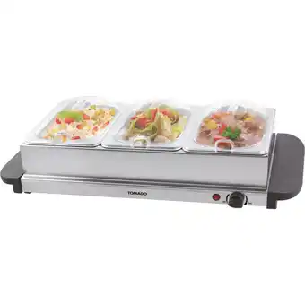 Marskramer Tomado buffetwarmer 3x1,5 liter aanbieding