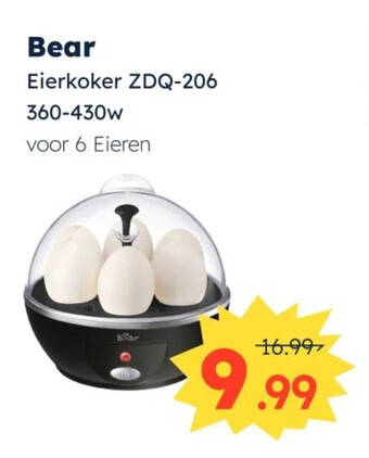 Ochama Bear Eierkoker ZDQ-206 360-430w aanbieding