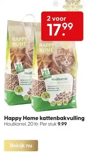 Pets Place Happy home kattenbakvulling aanbieding