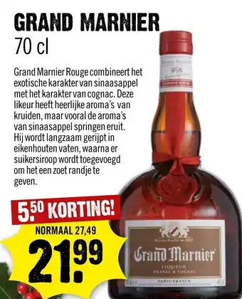 Dirck 3 GRAND MARNIER 70 cl aanbieding