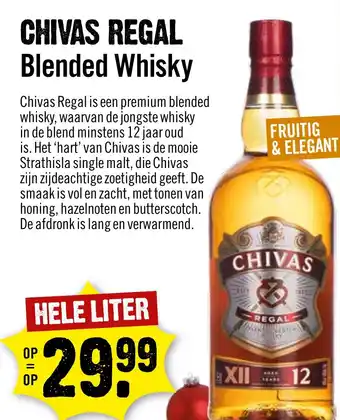 Dirck 3 CHIVAS REGAL Blended Whisky aanbieding