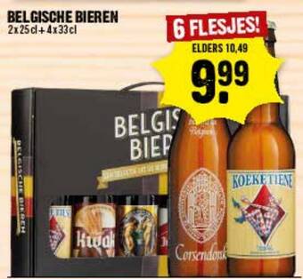 Dirck 3 BELGISCHE BIEREN 2x25 cl +4x33cl aanbieding