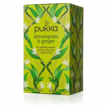 Plein.nl 4x pukka thee lemongrass ginger 20 aanbieding